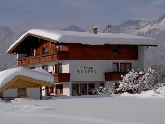Gästehaus Weihrer in Kössen im Winter